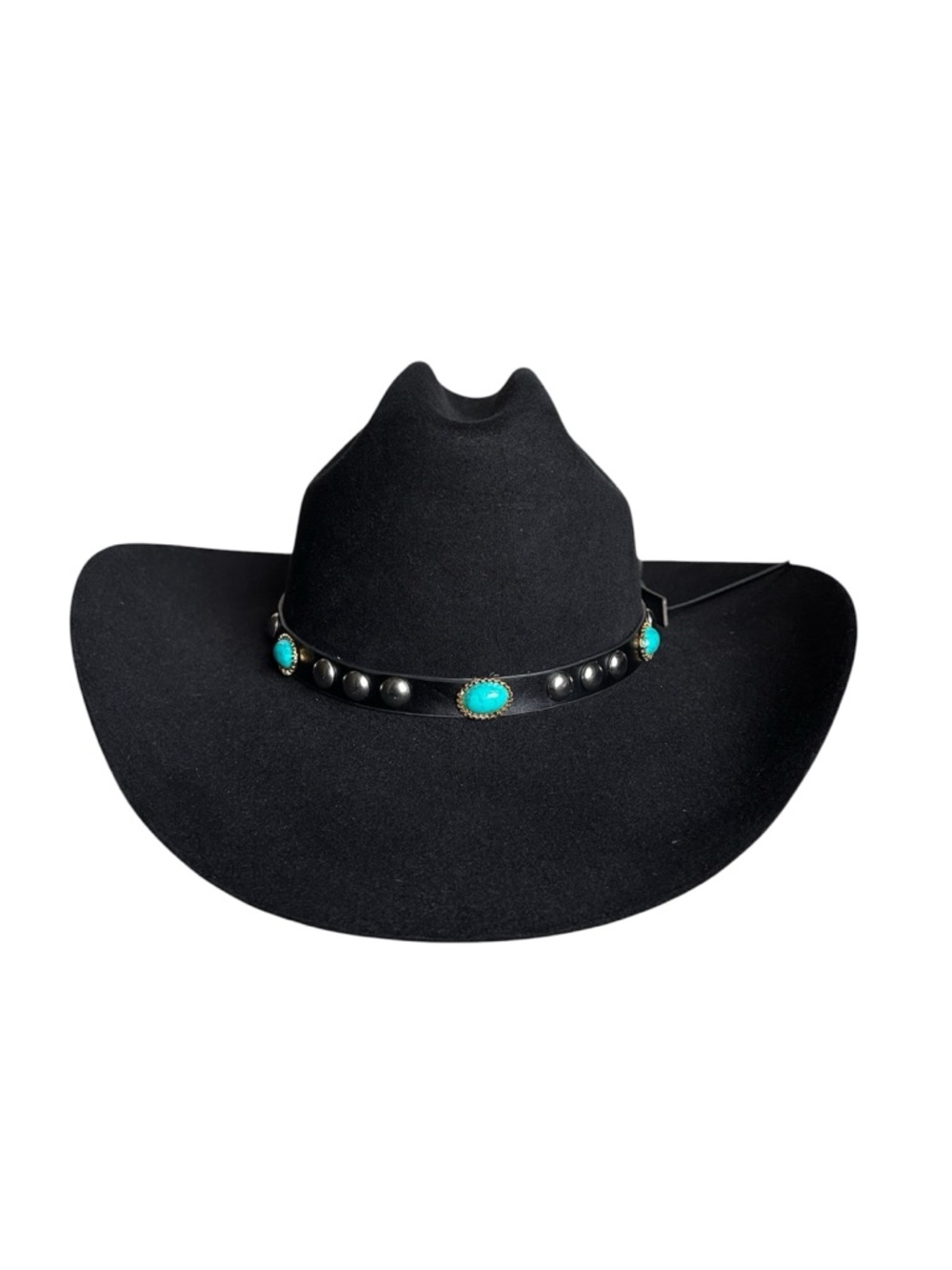George Strait Cowboy Hat with Turquoise Accents